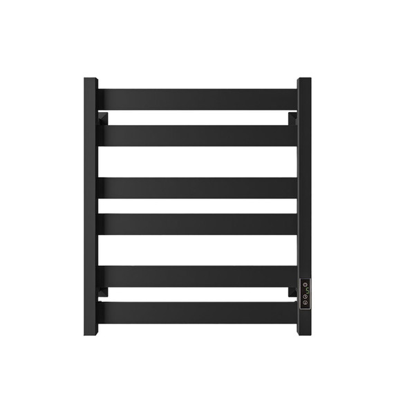 Полотенцесушитель электрический Veconi Piatto П6 500x600 мм P6050B, чёрный фото 2