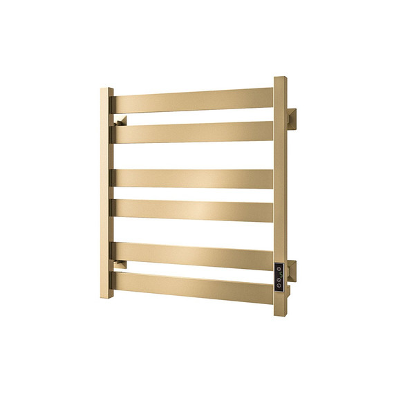 Полотенцесушитель электрический Veconi Piatto П6 500x600 мм P6050G, золото матовое фото 