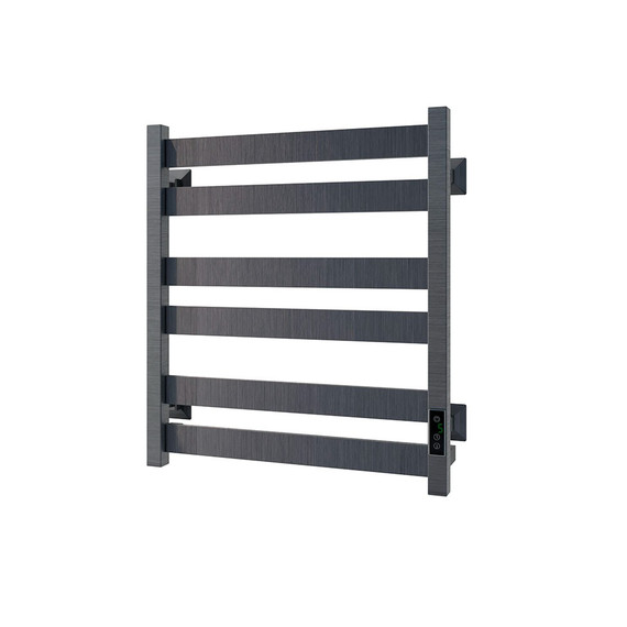 Полотенцесушитель электрический Veconi Piatto П6 500x600 мм P6050GR, графит брашинг фото 