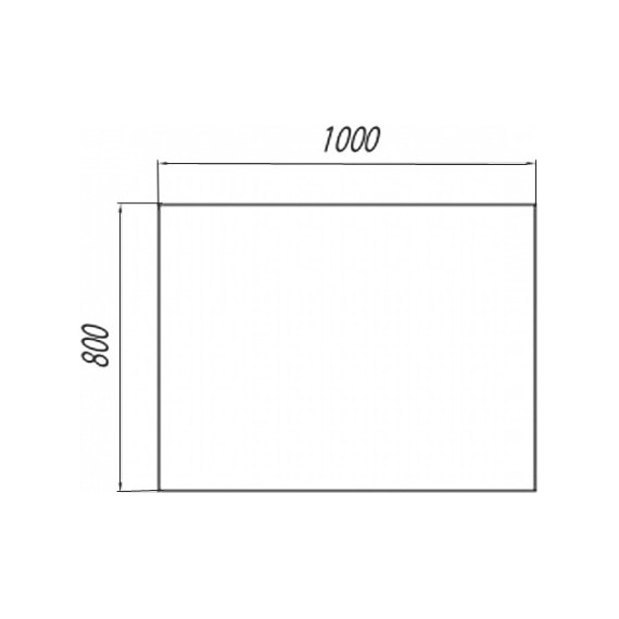 Зеркало Акватон Брук 100 см 1A200302BC010 - 2 Зеркало Акватон Брук 100 см 1A200302BC010 фото 2