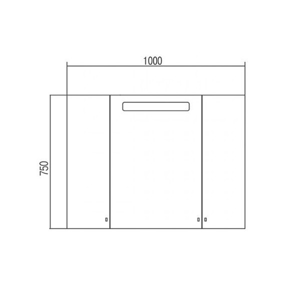 Зеркало-шкаф Акватон Мадрид 100 см 1A111602MA010 - 4 Зеркало-шкаф Акватон Мадрид 100 см 1A111602MA010 фото 4