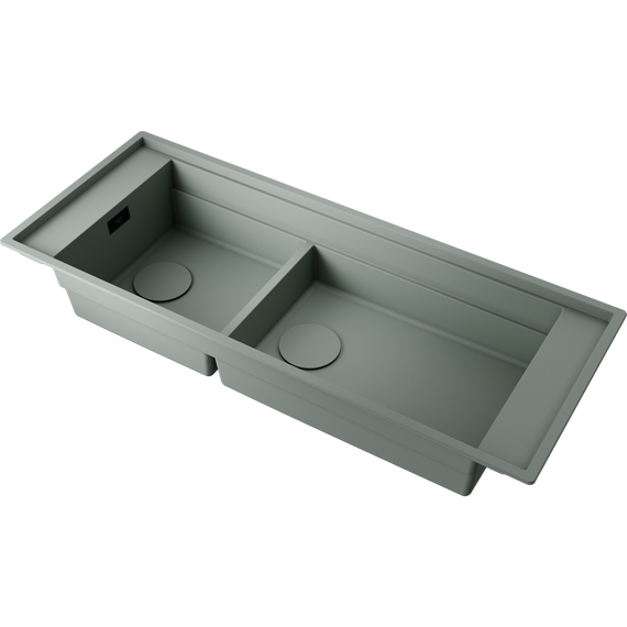 Кухонная мойка Omoikiri Sintesi Pro 114-2-U/I wg 4997453, wind green фото 