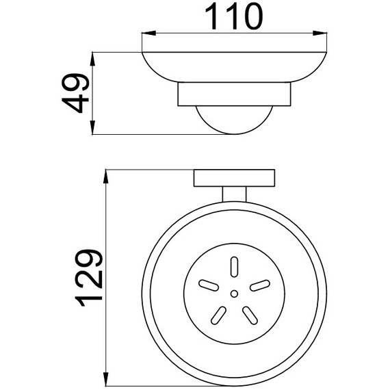 Мыльница Allen Brau Priority 6.31005-00, цвет белый/хром фото 2
