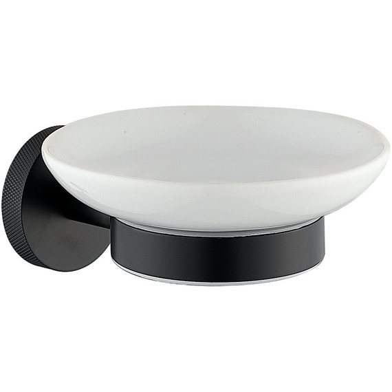 Мыльница Allen Brau Priority 6.31005-31, цвет белый/чёрный матовый фото 