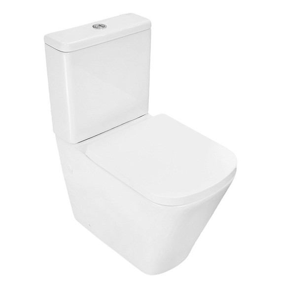 Унитаз-компакт безободковый Azario Terra AZ-1373AT с быстросъемным сиденьем микролифт (система смыва Торнадо) фото 2