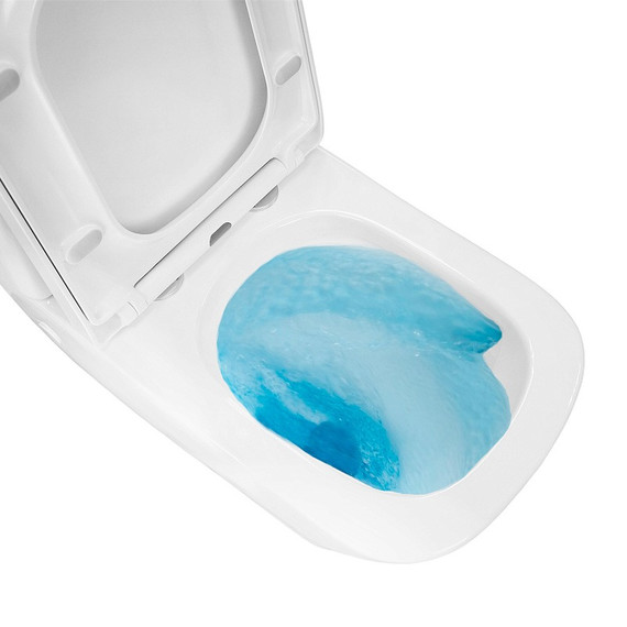 Унитаз-компакт безободковый Azario Terra AZ-1373AT с быстросъемным сиденьем микролифт (система смыва Торнадо) фото 5