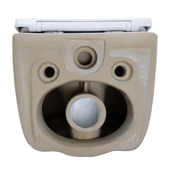 Унитаз подвесной безободковый Azario Rime AZ-1683WHD с быстросъемным сиденьем микролифт (система смыва Торнадо) фото 8