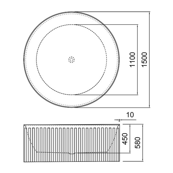 Ванна отдельностоящая Azario Gamma 150х150 см AZ-6707 фото 10