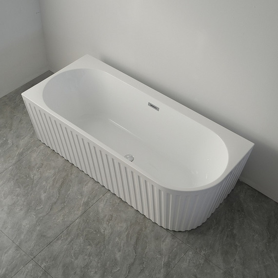 Ванна акриловая Azario LAGO GARDA 150x75 см AZ-6724-A2 L 15075 с каркасом фото 2