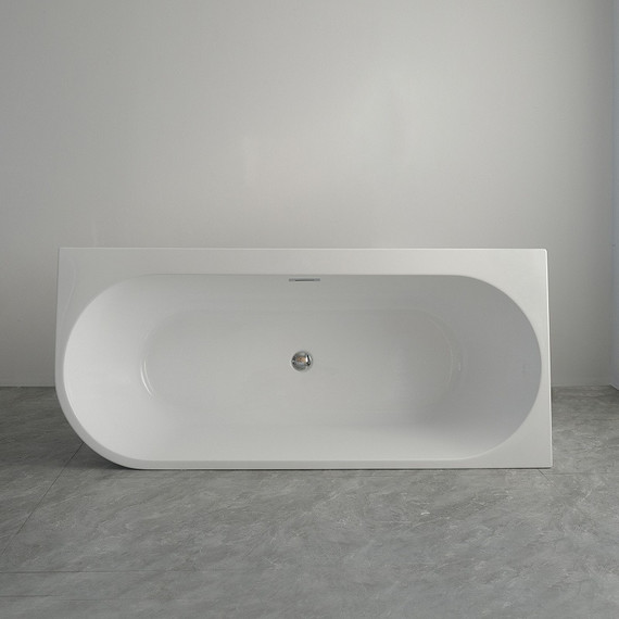 Ванна акриловая Azario LAGO GARDA 150x75 см AZ-6724-A2 R 15075 с каркасом фото 2