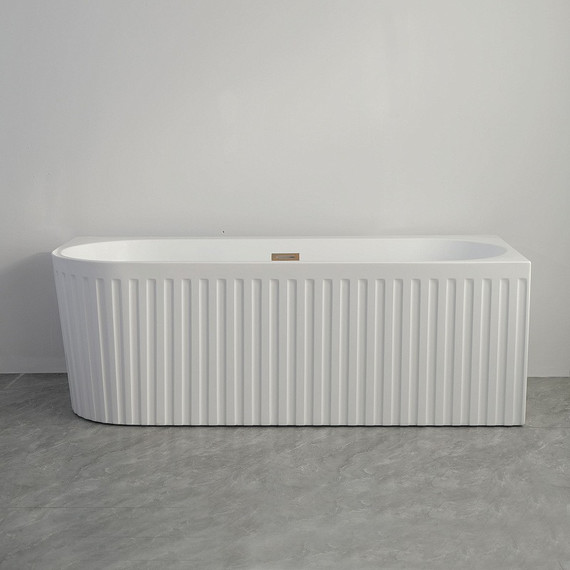 Ванна акриловая Azario LAGO GARDA 150x75 см AZ-6724-A2 R 15075 с каркасом фото 4