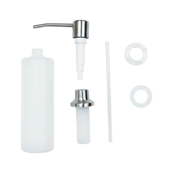 Кухонная мойка Azario Nicole AZG5050H (сифон, дозатор и коландер в комплекте) серый соты фото 9