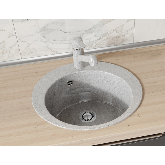 Кухонная мойка Azario Solo CS00105236, серый фото 3