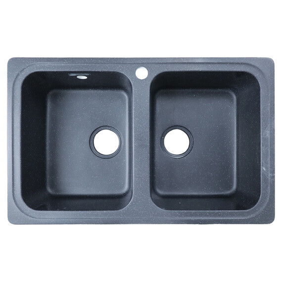 Кухонная мойка Azario Alba CS00105217, чёрный фото 