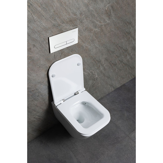 Унитаз подвесной безободковый Allen Brau Liberty 3 Tornado 4.33011.20 с тонкой крышкой микролифт (система смыва Торнадо) фото 17