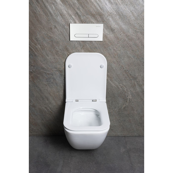 Унитаз подвесной безободковый Allen Brau Liberty 3 Tornado 4.33011.20 с тонкой крышкой микролифт (система смыва Торнадо) фото 20