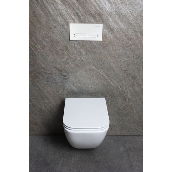 Унитаз подвесной безободковый Allen Brau Liberty 3 Tornado 4.33011.20 с тонкой крышкой микролифт (система смыва Торнадо) фото 22