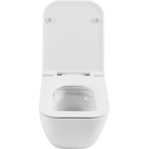 Унитаз подвесной безободковый Allen Brau Liberty 3 Tornado 4.33011.20 с тонкой крышкой микролифт (система смыва Торнадо) фото 8