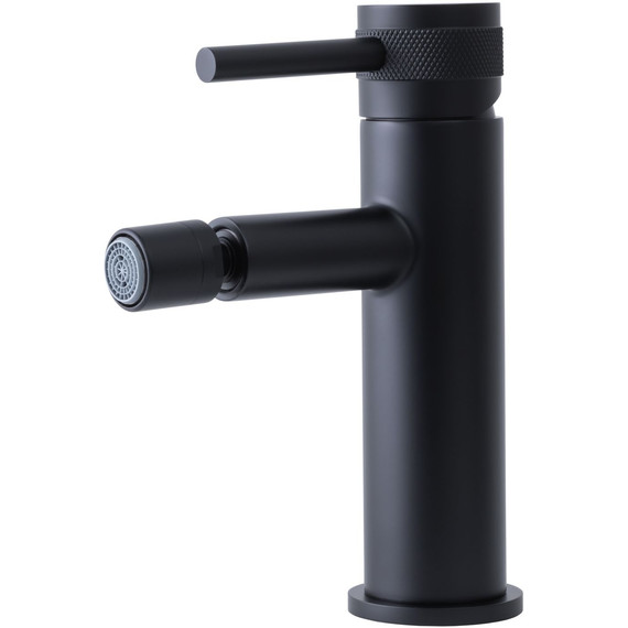 Смеситель для биде Allen Brau Priority 5.31004-31 (с донным клапаном) чёрный матовый фото 4
