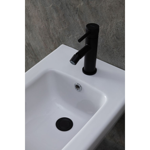 Смеситель для биде Allen Brau Priority 5.31004-31 (с донным клапаном) чёрный матовый фото 7