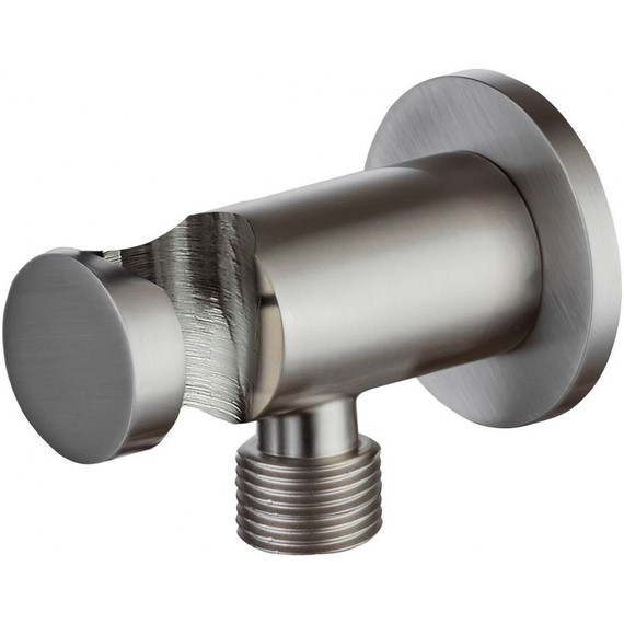 Шланговое подсоединение с держателем Allen Brau Priority 5.31015-BN, никель браш фото 