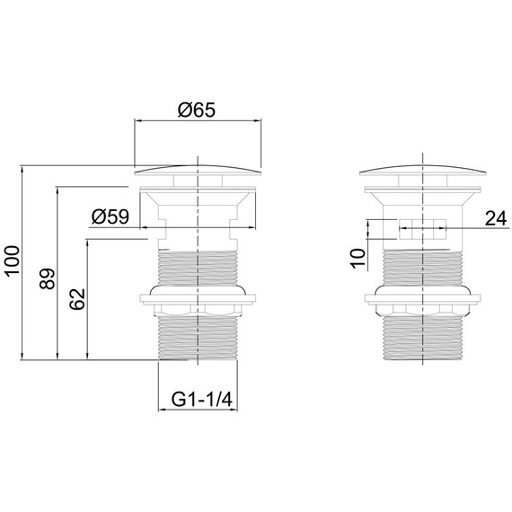 Донный клапан Allen Brau Priority 5.31023-00 фото 2