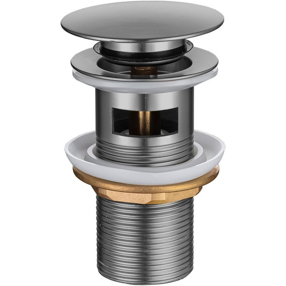 Донный клапан Allen Brau Priority 5.31023-MG, графит браш фото 