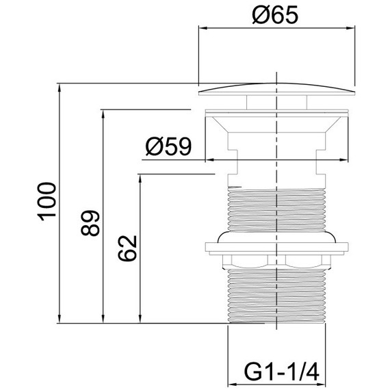 Донный клапан Allen Brau Priority 5.31024-21, белый матовый фото 2