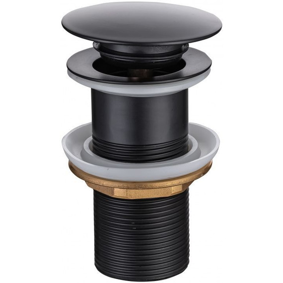 Донный клапан Allen Brau Priority 5.31024-31, чёрный матовый фото 