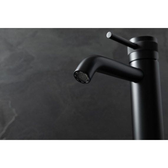 Смеситель для раковины Allen Brau Priority 5.31A01-31, чёрный матовый фото 6