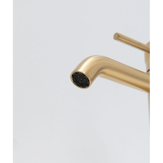 Смеситель для раковины Allen Brau Priority 5.31A01-GB, золото фото 4