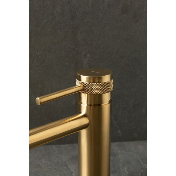 Смеситель для раковины Allen Brau Priority 5.31A01-GB, золото фото 7