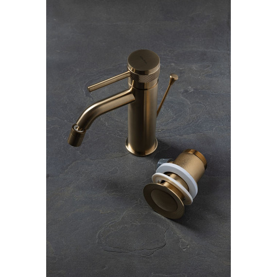 Смеситель для биде Allen Brau Priority 5.31A04-GB (с донным клапаном) золото фото 3