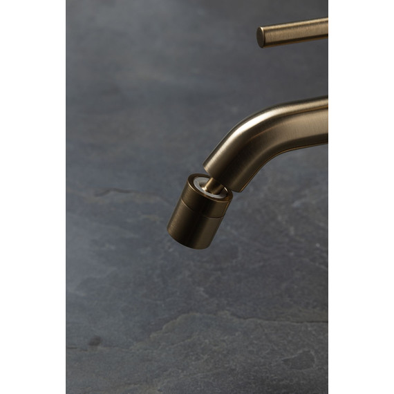 Смеситель для биде Allen Brau Priority 5.31A04-GB (с донным клапаном) золото фото 6