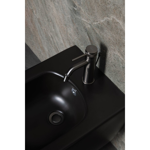 Смеситель для биде Allen Brau Priority 5.31A04-MG (с донным клапаном) графит браш фото 8