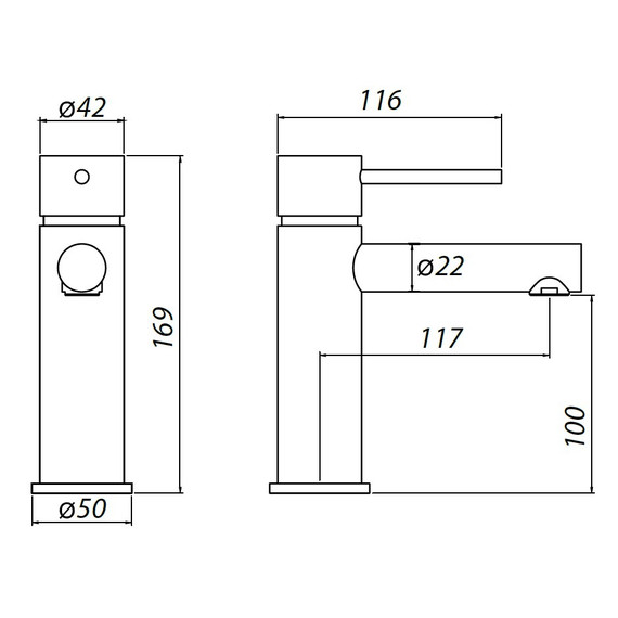 Смеситель для раковины Allen Brau Glority 5.51001-00 фото 8