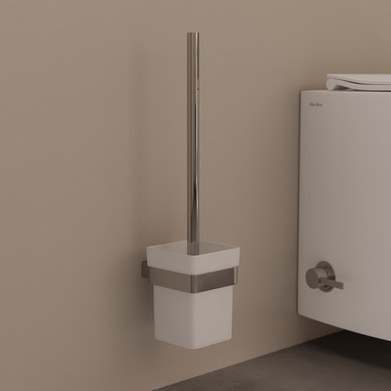 Ершик для унитаза Allen Brau Infinity 6.21008-00, цвет белый/хром фото 5