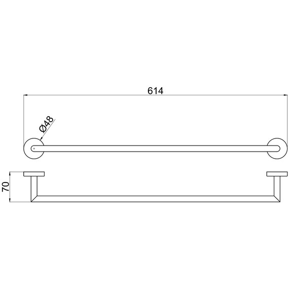 Полотенцедержатель Allen Brau Priority 6.31011-BN, цвет никель браш фото 2