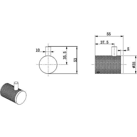 Крючок Allen Brau Priority 4.0 6.31C01-BN, цвет никель браш фото 2