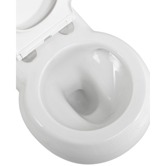 Унитаз подвесной безободковый Cezares Grande-Tor CZR-308-TH-TOR/SC с тонкой крышкой микролифт (система смыва Торнадо) фото 18