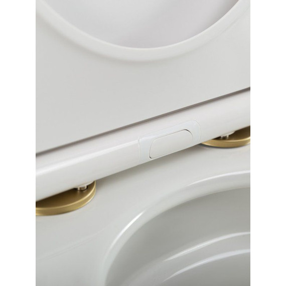 Унитаз подвесной безободковый Cezares Stylus-Tor 2.0 CZR-546-TH-TOR/SC с тонкой крышкой микролифт (система смыва Торнадо) фото 11