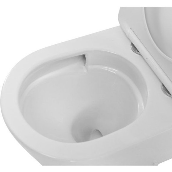 Унитаз-компакт безободковый Cezares Liner-Tor CZR-6726-CP-TOR/SC с тонкой крышкой микролифт (система смыва Торнадо) фото 11