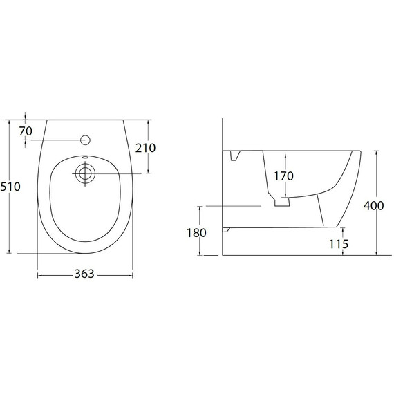 Биде подвесное Allen Brau Fantasy 4.11006.20 фото 17