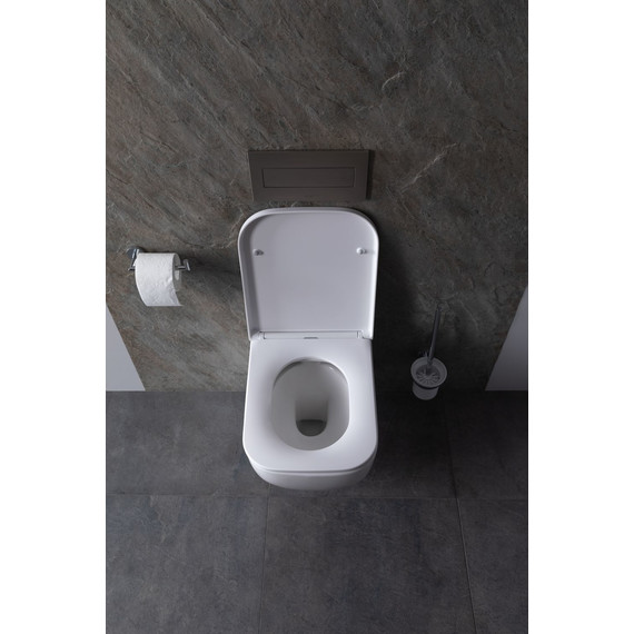 Унитаз подвесной безободковый Allen Brau Infinity 4.21004.20 с крышкой микролифт фото 19