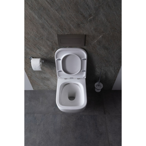 Унитаз подвесной безободковый Allen Brau Infinity 4.21004.20 с крышкой микролифт фото 20