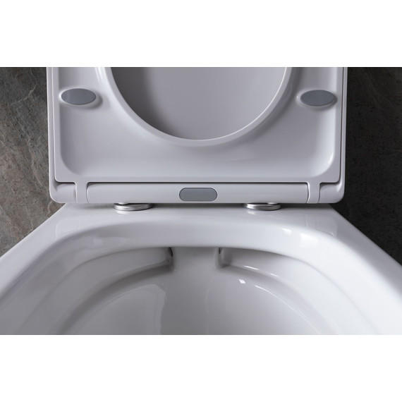 Унитаз подвесной безободковый Allen Brau Infinity 4.21004.20 с крышкой микролифт фото 21