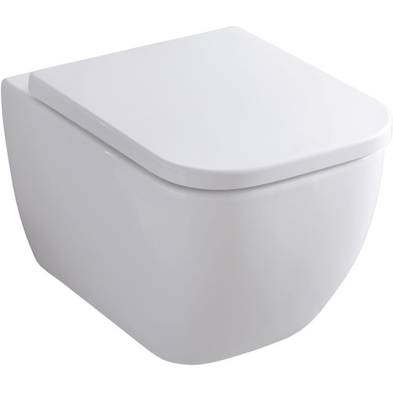 Унитаз подвесной безободковый Allen Brau Infinity 4.21004.20 с крышкой микролифт фото 