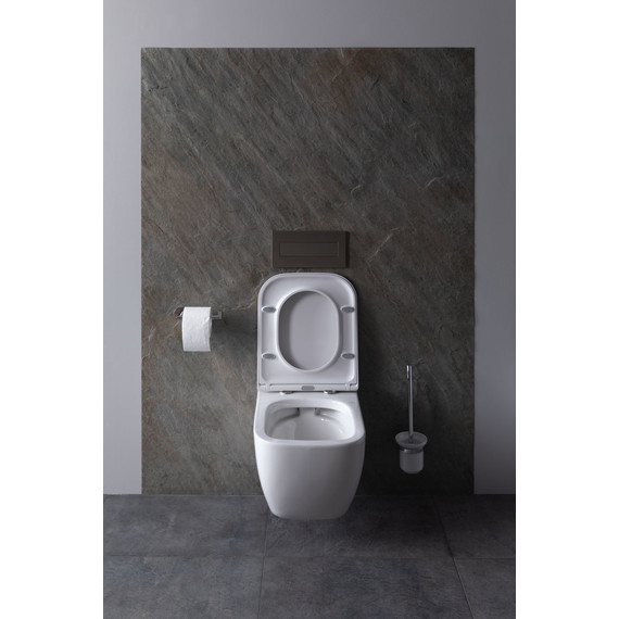 Унитаз подвесной безободковый Allen Brau Infinity 4.21004.20 с крышкой микролифт фото 14