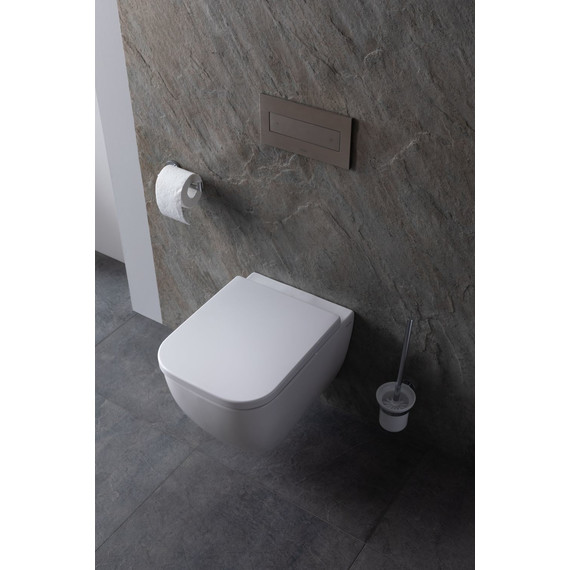 Унитаз подвесной безободковый Allen Brau Infinity 4.21004.20 с крышкой микролифт фото 25