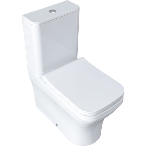 Унитаз-компакт Allen Brau Infinity 4.21012.20 с тонкой крышкой микролифт фото 10